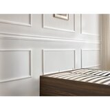 Bobochic Paris Temno rjava zakonska postelja iz iverne plošče v dekorju breze s prostorom za shranjevanje/brez vzglavja z letvenim dnom 180x200 cm Mara – | Shoptok.si