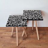 Hanah home 2Shp377 - white whiteblack nesting table (2 pieces) | ePonuda.com