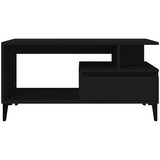 Stolić za kavu crni 90 x 49 x 45 cm od konstruiranog drva | shoptok.hr