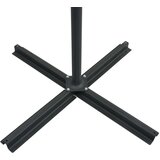 In Konzolni suncobran s čeličnom šipkom LED 250 x 250 cm zeleni | shoptok.hr