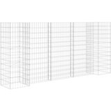 Maison Chic Cvetlično korito - Cvetlični Lonec za rastline gabion H-oblike jeklo 260x40x120 cm, (21789309) Cene