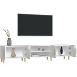 vidaXL TV omarica visok sijaj bela 180x31,5x40 cm inženirski les | Shoptok.si
