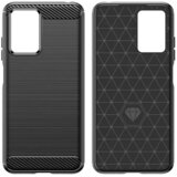 Techsuit Carbon Silicone maska za Xiaomi Redmi 10 5G - crna | shoptok.hr