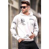 Madmext Sweatshirt - White - Regular fit