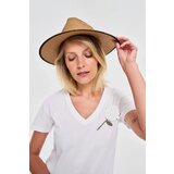 Marisse Beige Straw Hat | shoptok.hr