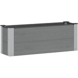 vidaXL Vrtna visoka greda Siva 100 x 30 36 cm, (5000287687) | Shoptok.si