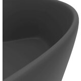  Luksuzni umivaonik mat tamnosivi 36 x 13 cm keramički | shoptok.hr