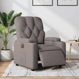 Maison Chic Električni naslanjač - Relax naslanjač taupe blago, (22062663) | Shoptok.si