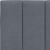  Okvir kreveta s LED svjetlima tamnosivi 200 x 200 cm baršunasti | shoptok.hr