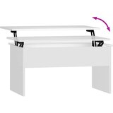  Stolić za kavu bijeli 80 x 50,5 x 41,5 cm od konstruiranog drva | shoptok.hr