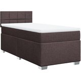  Krevet s oprugama i madracem tamnosmeđi 80x200 cm od tkanine | shoptok.hr