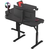 Hero 7.3 Crni 140 cm podesivi kutni stol za igranje | shoptok.hr