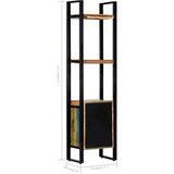 Police za knjige od masivnog obnovljenog drva 45 x 30 x 171 cm | shoptok.hr