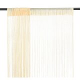 vidaXL Končane Zavjese 2 kom 140x250 cm Krem | shoptok.hr