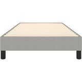  Okvir za krevet s oprugom svjetlosivi 80x200 cm od tkanine | shoptok.hr