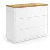 Kave Home Bijela niska komoda 90x75 cm Abilen – | shoptok.hr