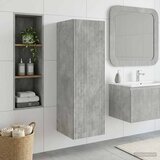  Ormar za Kupaonicu na Zidu Betonska siva 33 x 34,5 x 100 cm | shoptok.hr