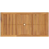  Vrtni set za objed 9 kom. Siva Čvrsto drvo akacije 200 x 100 x 74 cm | shoptok.hr