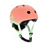 Scoot&Ride® Dečija kaciga Peach, Narandžasto - zelena Cene