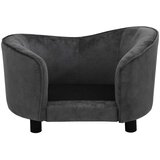 SOFA za pse tamnosiva 69 x 49 x 40 cm plišana | shoptok.hr