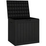  Vrtna kutija za pohranu crna 55,5 x 43 x 53 cm polipropilen | shoptok.hr