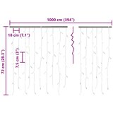  LED zavjesa sa sigama 10 m 400 LED hladne bijele 8 funkcija | Eponuda.ba