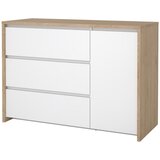 Tvilum Bijela/u prirodnoj boji komoda u dekoru hrasta 119x84x48 cm Next – | shoptok.hr