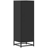  Visoka ploča crna 35,5x35x106,5 cm Konstruirano drvo i metal | Eponuda.com