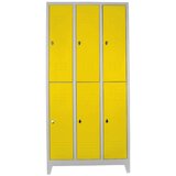 Hanah home Js1025Sa GreyYellow Locker Storage Cabinet | ePonuda.com