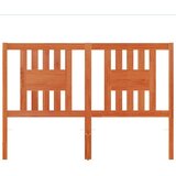 vidaXL Vzglavje voščeno rjava 140 cm trdna borovina | Shoptok.si