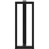 vidaXL Noge za barski stol T-oblika 2 kom crne 40x35x(100-101)cm čelik | shoptok.hr