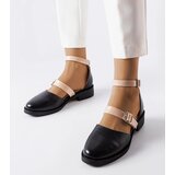 Gemre Black ballerinas with buckle Josiane | shoptok.hr