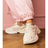 D/CEO marka niezdefiniowana Beige Lirana thick-soled sports sneakers | Shoptok.si
