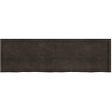 Stolna ploča tamnosmeđa 200x60x(2-6) cm obrađena masivna hrast | shoptok.hr
