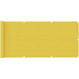 Furnova Balkonsko platno rumeno 75x400 cm HDPE, (21918781) Cene