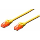 Digitus UTP CAT.6 patch 0,5m rumen DK-1617-005/Y Cene