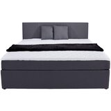 P & B POSTELJA Z VZMETNICO 180 cm x 200 cm , les, tekstil, leseni material siva | Shoptok.si