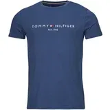 Tommy Hilfiger LOGO TEE Plava