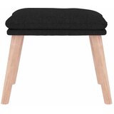  Tabure crni 45 x 29 5 x 35 cm od tkanine - Crna 1 Svjetlosmeđa | shoptok.hr