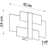  Stenska svetilka CELIA chrom, (21347229) | Shoptok.si