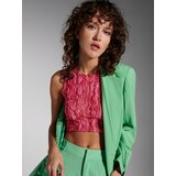 Sinsay Crop top u stilu negližea | shoptok.hr