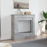  Okvir za kamin boja betona 90x30x90 cm od konstruiranog drva | shoptok.hr
