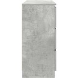  Komoda beton siva 100x35x76 cm konstruirano drvo | shoptok.hr