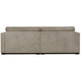 Scandic Bež sedežna garnitura iz rebrastega žameta 236 cm Mobby – | Shoptok.si