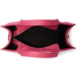 Karl Lagerfeld Nakupovalna torba roza / bela | Shoptok.si