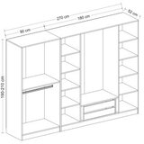 Hanah home Ormar Kale 270x190x52cm Bež | Eponuda.ba