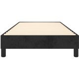  Za krevet s oprugama crni 90x190 cm baršunasti | shoptok.hr