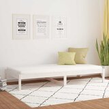  Dnevni krevet bez madraca bijeli 80 x 200 cm masivna borovina | shoptok.hr