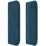  Uzglavlje s ušima tamnoplavo 83x16x78/88 cm baršunasto | Eponuda.com