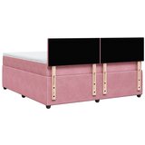 vidaXL Krevet s oprugama i madracem ružičasti 180x200 cm baršunasti | shoptok.hr